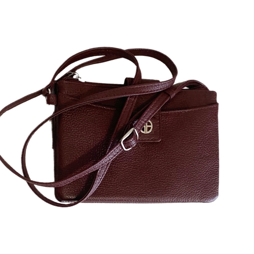 NWT💕 Giani Bernini Small Soft Core Leather Crossbody Purse - Picture 4 of 6